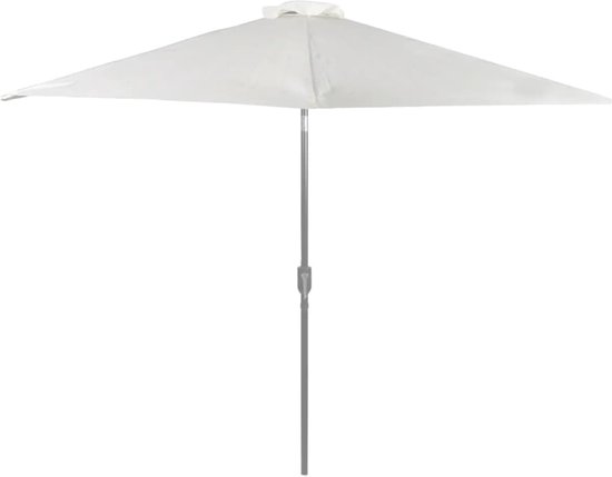 vidaXL-Vervangingsdoek-voor-parasol-300-cm-wit - vidaXL