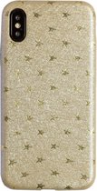 Lunso - ultra dunne backcover hoes - iPhone X / XS - star beige