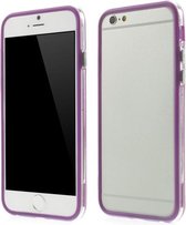 GadgetBay Paars bumper hoesje iPhone 6 6s case