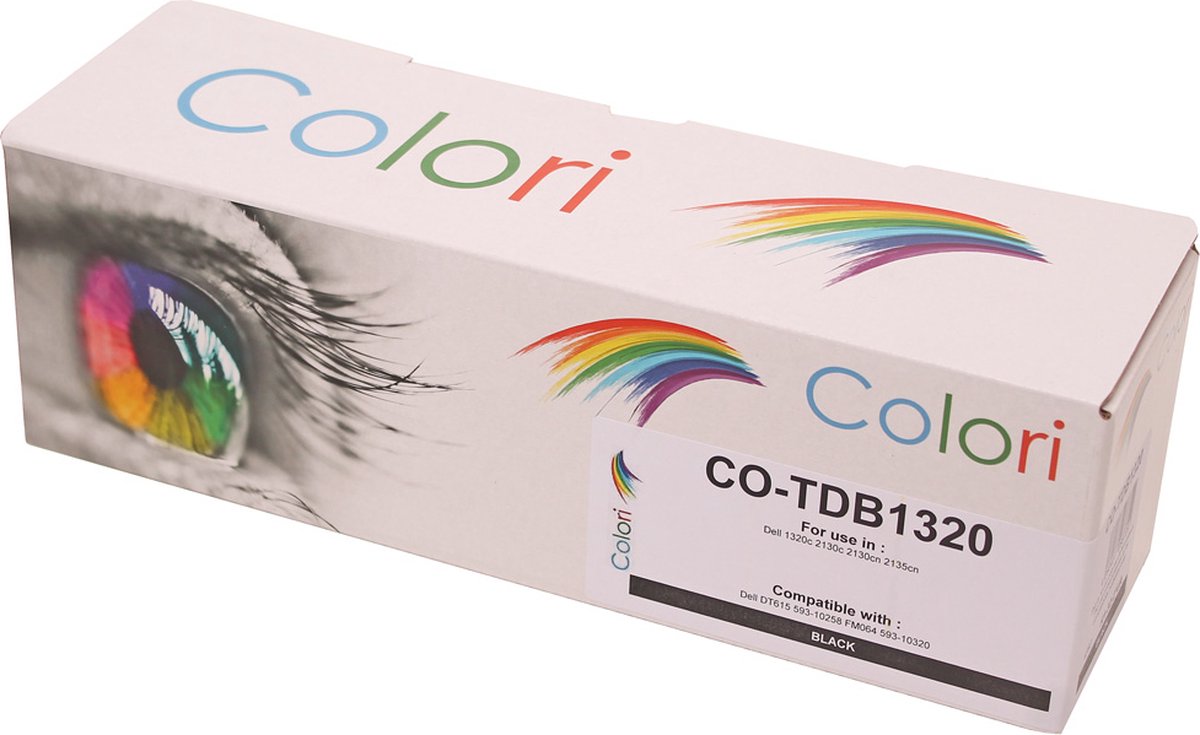 Colori huismerk toner geschikt voor Dell 1320 zwart voor Dell 1320c 1320cn