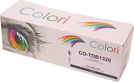 Toner de marque Colori adapté pour Dell 1320 noir pour Dell 1320c 1320cn
