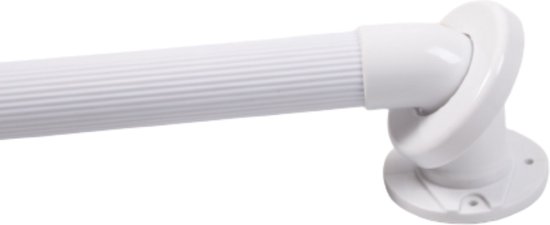 Geribbelde Kunststof Handgreep voor badkamer - 30 cm - Douche Wandbeugel met extra grip - HomeCare Innovation BV
