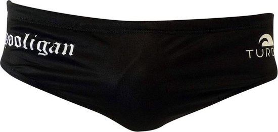 TURBO Hooligan Slip de Bain Hommes - Noir / White - L