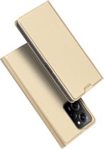 Dux Ducis - Geschikt voor Xiaomi Poco X5 Pro - Slim bookcase hoesje - Goud