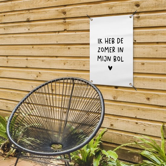 Décoration de jardin Citations - Proverbes - André Hazes - J'ai l'été dans ma sphère - 40x60 cm - Poster jardin