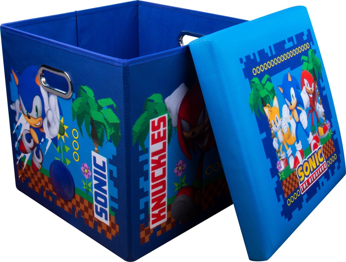 Sonic the Hedgehog - 3 in 1 sound box - bluetooth speaker | opbergbox | poef