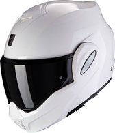 Scorpion Exo-Tech Evo Solid White XS - Maat XS - Helm