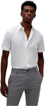 HUGO Ebor 10243670 01 Chemise à manches longues pour homme - White ouvert - M