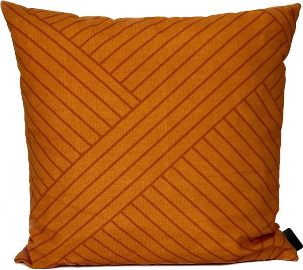 Madison sierkussen 45x45 cm Stripes yellow Geel