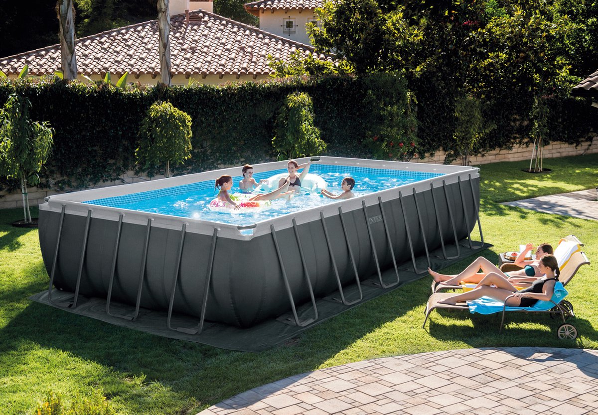 Intex Ultra XTR Frame zwembad 732 x 366 x 132 cm – met zandfilterpomp en accessoires