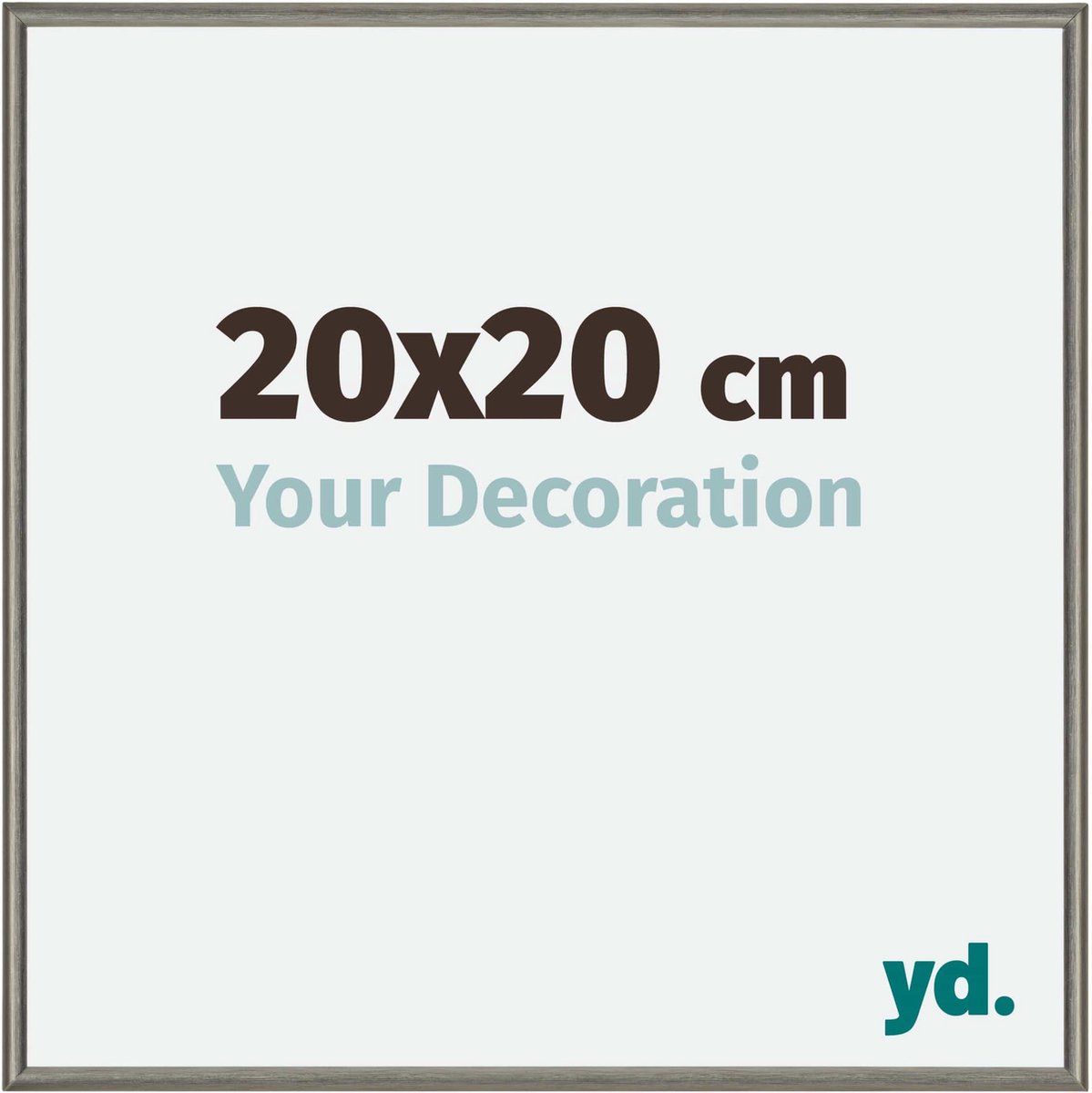 yd. Your Decoration - Fotolijst 20x20 cm - Aluminium - Mercury Structuur - New York