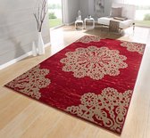 Modern vloerkleed Lace - rood/bruin 160x230 cm