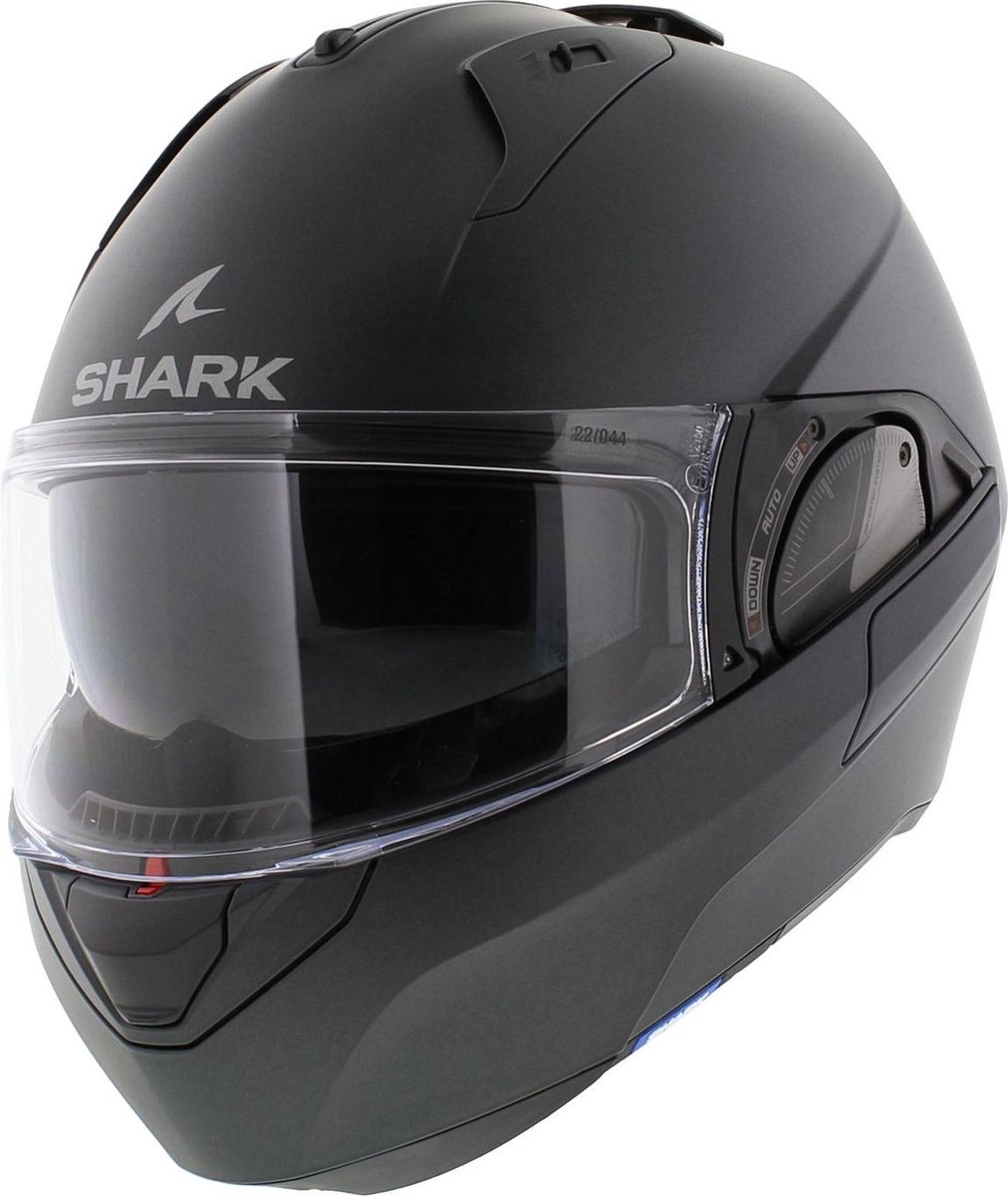 Shark Evo Es Blank Mat Gun Metal Mat A06 XS - Maat XS - Helm
