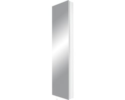 Germania Schoenenkast - L50 x B18 x H195 cm - Wit