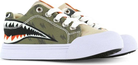 Sneakers | Jongens | SHARK PRINT | Canvas | Go Banana's | Maat 32