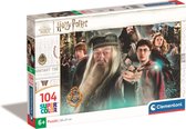 Clementoni - Puzzel 104 Stukjes Harry Potter, Kinderpuzzels, 6-8 jaar, 27264