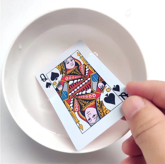 1x) jeu de cartes en plastique, 100% plastique, Étanchéité, forme de  Bridge