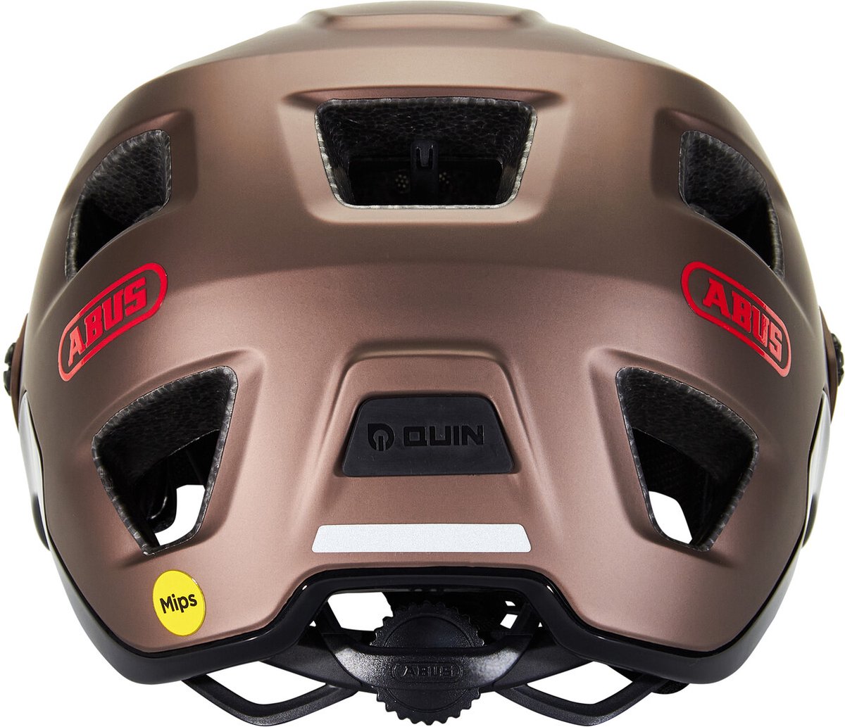 Fietshelm ABUS MODROP MIPS metallic copper S - 51-55 cm - bruin - Geschikt voor gebruik op mountainbikes - 340 g
