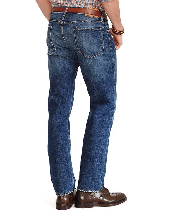 ondersteboven Vertrek naar deuropening Polo Ralph Lauren - Heren Jeans Straight Fit Jeans Hampton - Blauw - Maat  30/32 | bol.com