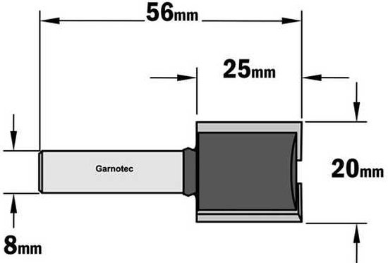 2 diamantgeslepen snijkanten 22 mm