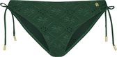 Beachlife Green Embroidery Dames Bikinibroekje - Maat 36