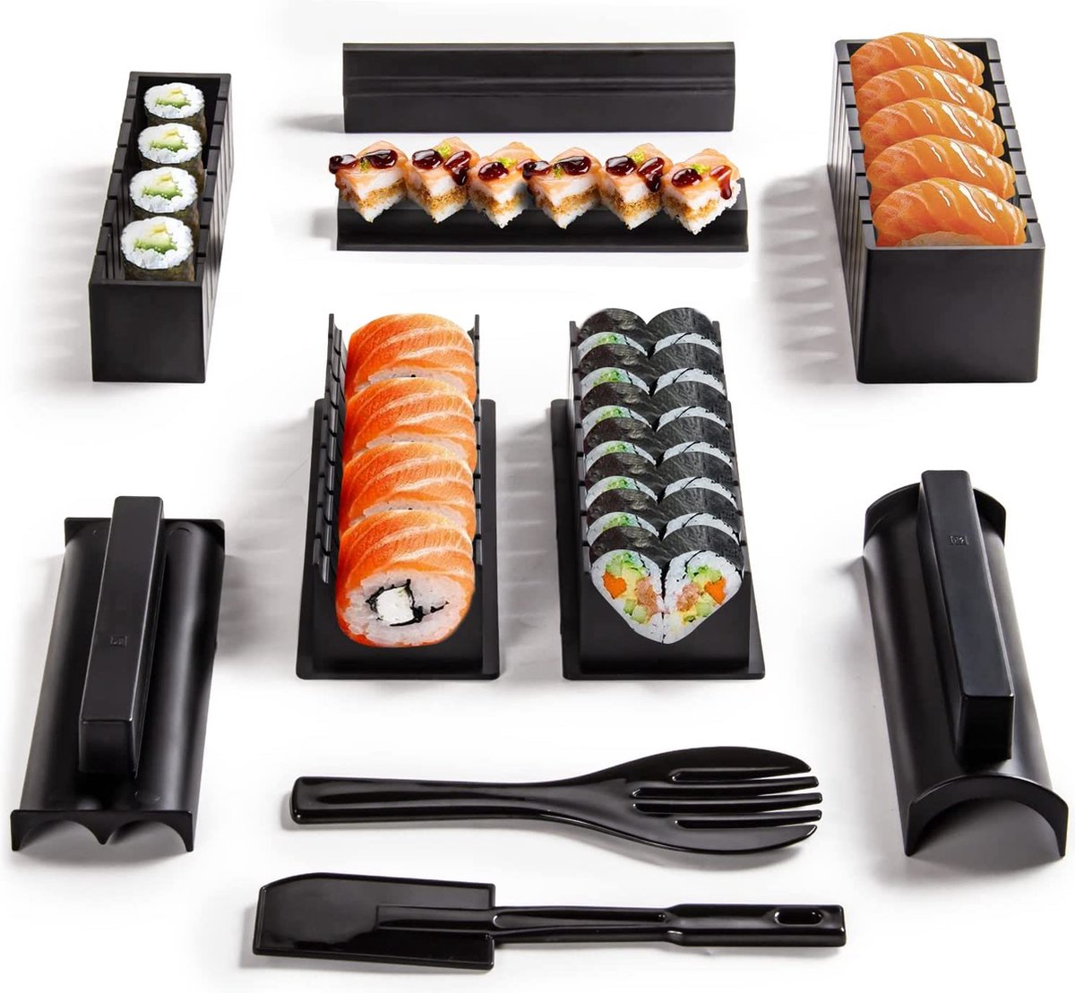 MLRYH Sushi Making Kit Sushi Maker Set for Beginners 21 Pcs