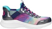 Skechers Dreamy Lites - Colorful Prism Meisjes Sneakers - Donkerblauw/Multicolour - Maat 29