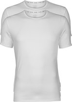 Calvin Klein Modern Cotton stretch T-shirts (2-pack) - O-hals - wit -  Maat M