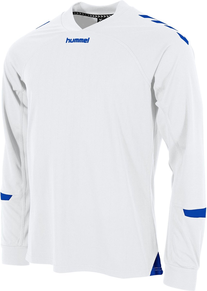 Hummel Fyn Voetbalshirt Lange Mouw Heren - Wit / Royal | Maat: XL