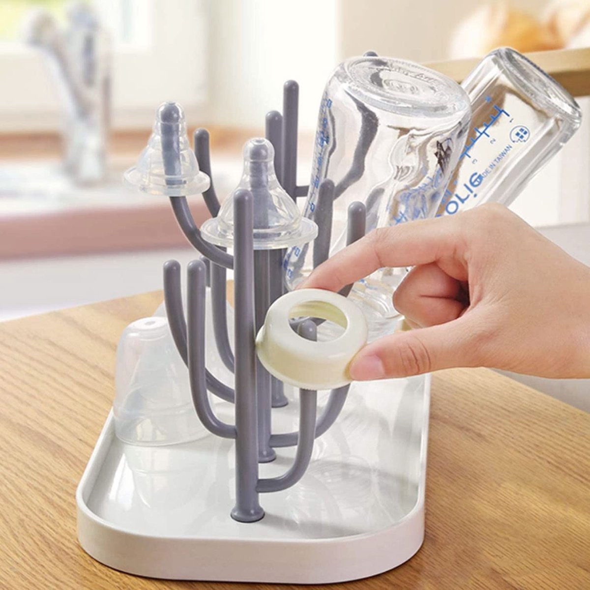 Droogstandaard babyflessen Drying stand baby bottles