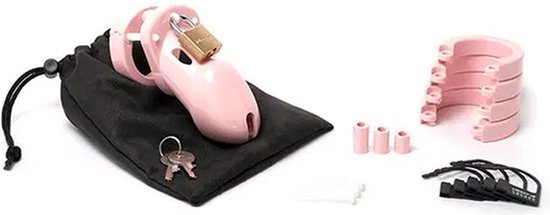 CB-X - CB-3000 Chastity Cock Cage Pink 37mm | bol.com