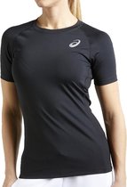 Asics Baselayer SS Top 153418-0904, Vrouwen, Zwart, T-shirt, maat: XS