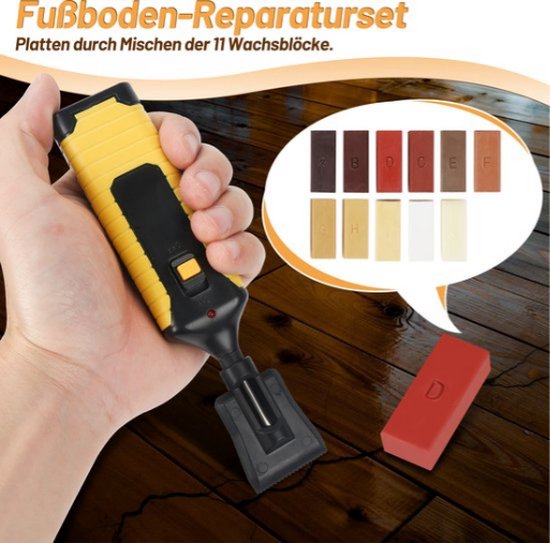 Laminaat Repareren Kit - Hout en Parket Vloer Reparatieset - Laminaat  Reparatieset | bol.com