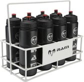 Waterflessen met draagrek - 8 stuks - 750 ml Top Kwaliteit Klasse en Geweldig