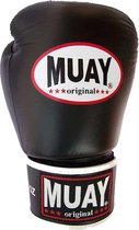 Muay (kick)bokshandschoenen Original Zwart/Wit 14oz