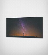 Looking At Milky Way Canvas