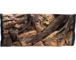 Ceramicnature Achterwand Aquarium Root 116 Cm Polyeste. Bruin