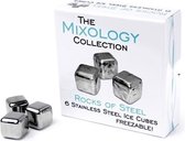 Mixology - Rocks of Steel RVS ijsblokjes - vierkante whiskeystones - herbruikbaar
