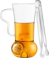 Final Touch - Verre à thé avec filtre à thé / passoire à thé