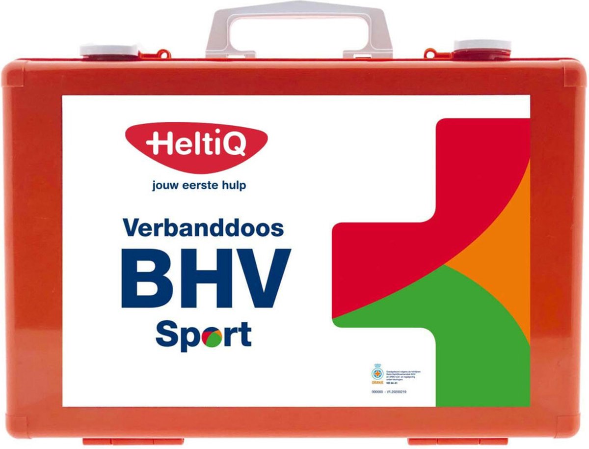 Goedkoopste HeltiQ BHV Verbanddoos Modulair Sport Oranje