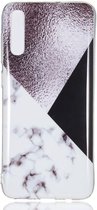 Samsung Galaxy A70 TPU Hoesje met Marmer Opdruk Bruin