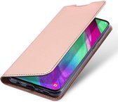 Dux Ducis Samsung Galaxy A40 Bookcase Hoesje Rose Gold