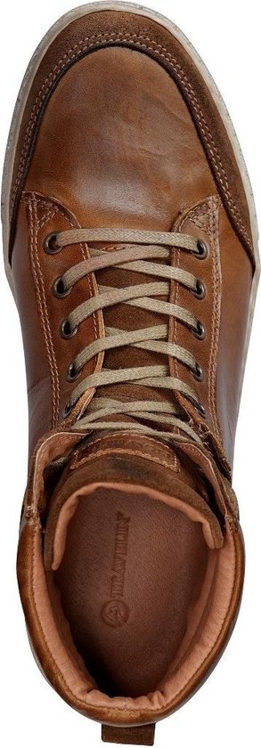 Travelin Aberdeen Cognac - Sportieve casual herenschoenen - Leer - Maat 45  | Bestel nu!