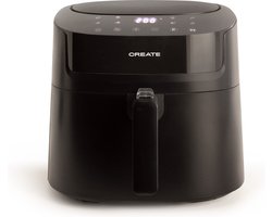 CREATE - Enkel 6,2 l Vrijstaand 1800 W Heteluchtfriteuse Zwart - AIR FRYER PRO LARGE