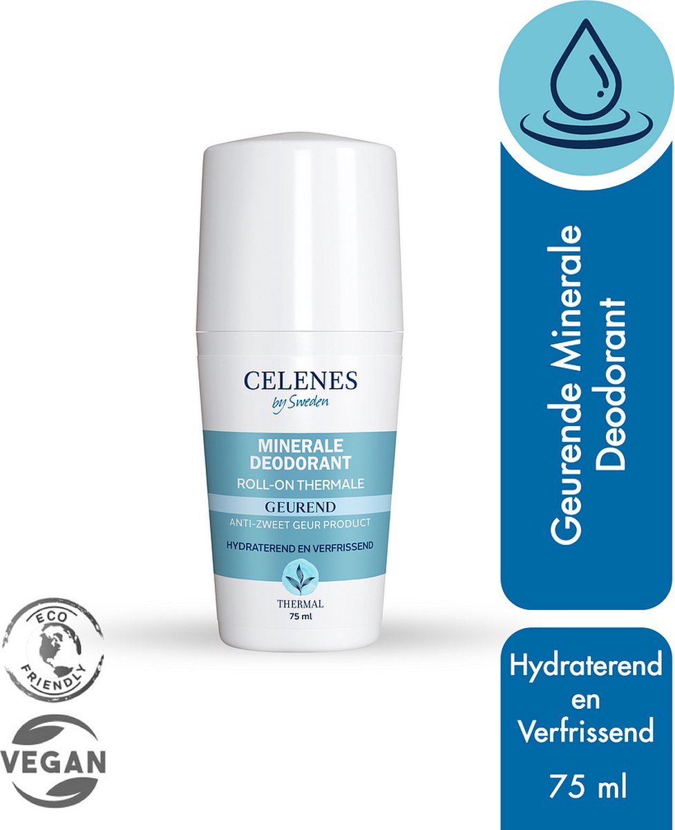 Celenes by Sweden Roll-on Sensitive Deodorant (Parfumvrij) - Deodorants - Antiperspirant - 75ml