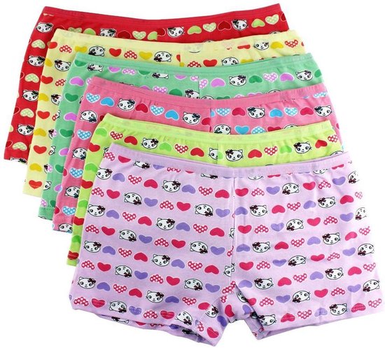 kinderboxers katoen/stretch - 3 stuks lila