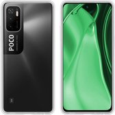 Hoes Geschikt voor Poco M3 Pro Hoesje Siliconen Back Cover Case - Hoesje Geschikt voor Xiaomi Poco M3 Pro Hoes Cover Hoesje - Transparant