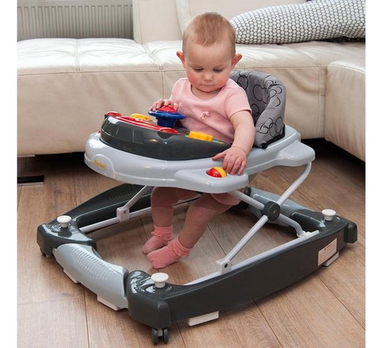 Baninni Loopstoel Classic 2-in-1 Grijs van Baninni — afbeelding 3