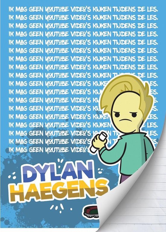 kopiëren Woud dosis Schrift Dylan Haegens - A4 Gelijnd | bol.com