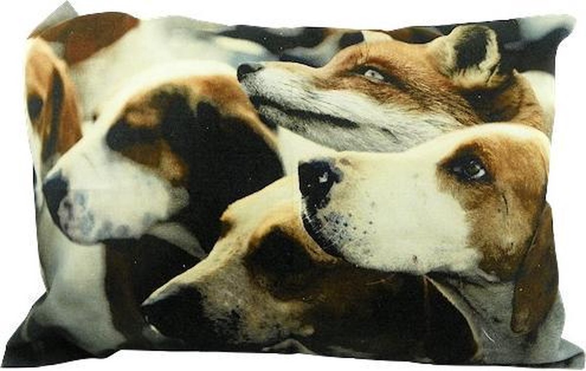 "half Sierkussen canvas ""fox""hounds"